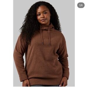 32 Degrees Sherpa Hoodie – Acorn – Size Large – NWT – Women's